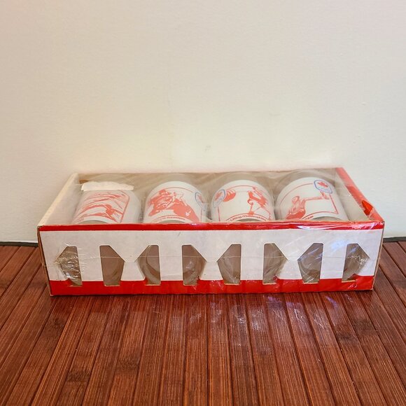 Vintage Team Canada 1976 Olympic Glasses - 2 Sets -Eight Glasses - Picture 8 of 13